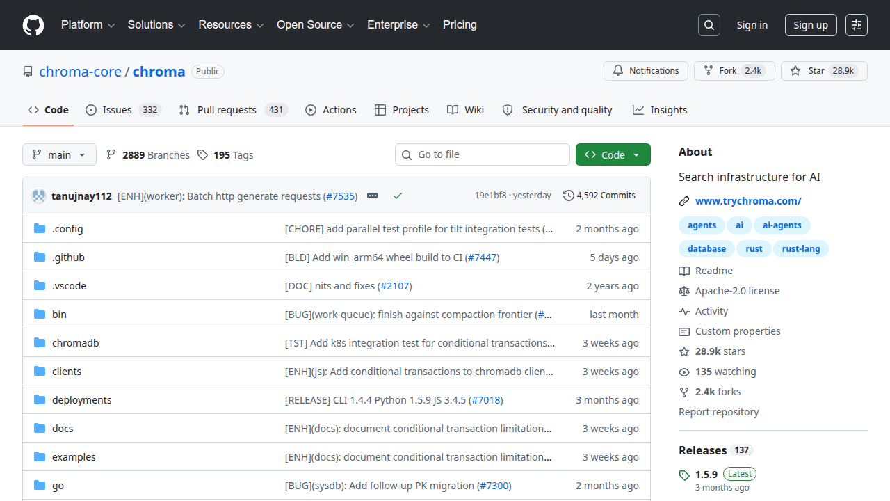 Chroma GitHub repository