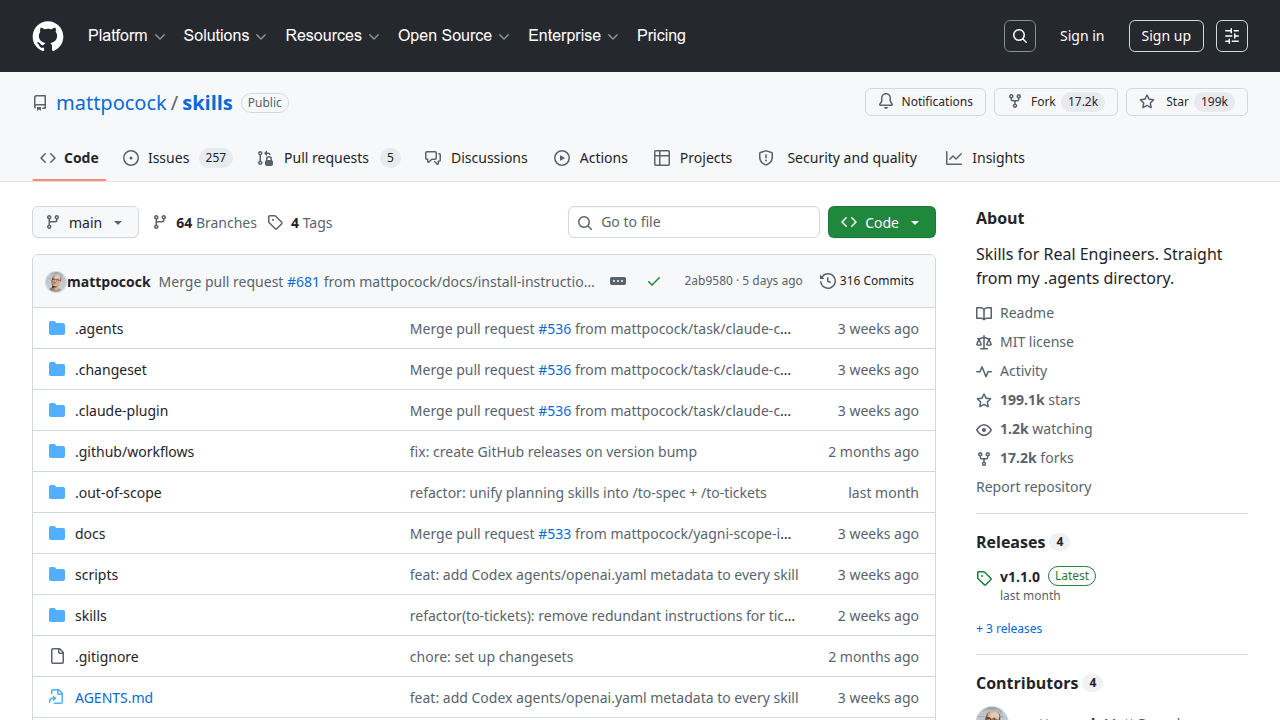 Skills for Real Engineers GitHub repository